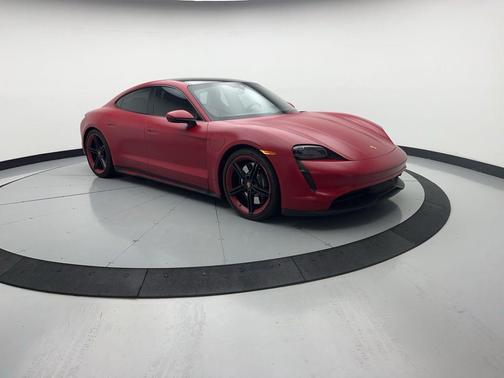 Carmine Red 2021 Porsche Taycan 4S