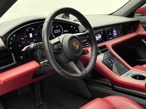 Carmine Red 2021 Porsche Taycan 4S