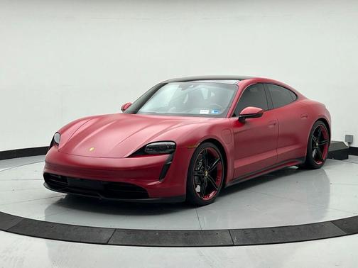 Carmine Red 2021 Porsche Taycan 4S
