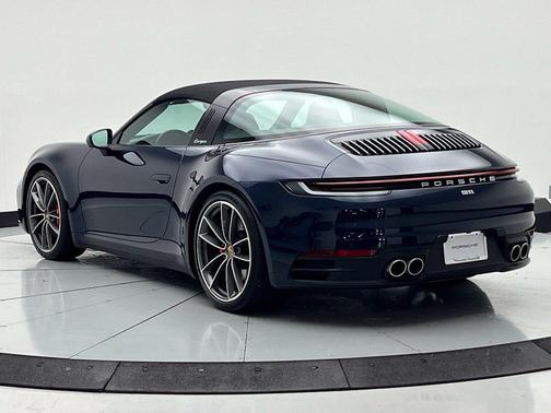 Blue 2021 Porsche 911 Targa 4S