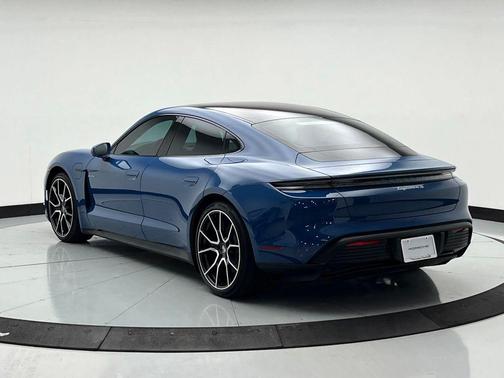 Neptune Blue 2025 Porsche Taycan 4S