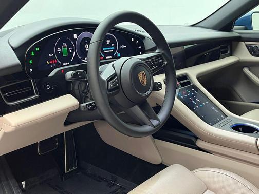 Neptune Blue 2025 Porsche Taycan 4S