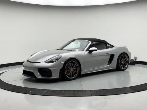 GT Silver Metallic 2021 Porsche 718 Spyder
