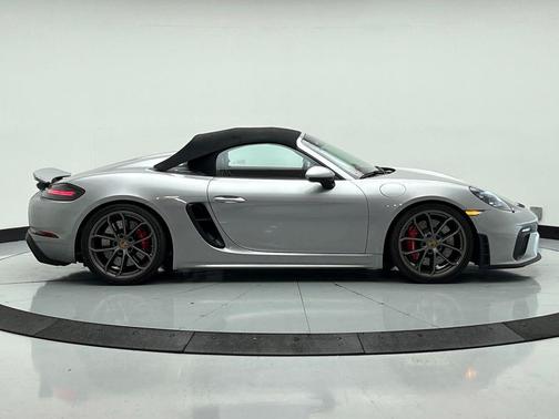 GT Silver Metallic 2021 Porsche 718 Spyder
