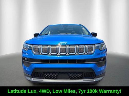 Laser Blue 2022 Jeep Compass Latitude Lux