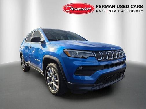 Laser Blue 2022 Jeep Compass Latitude Lux