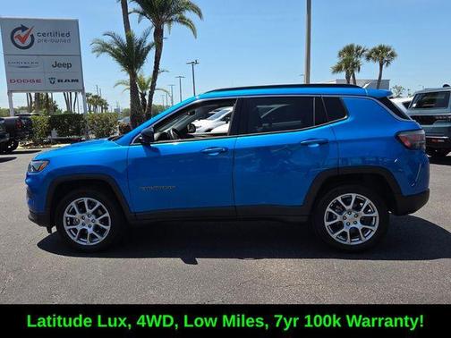 Laser Blue 2022 Jeep Compass Latitude Lux