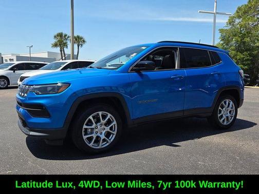Laser Blue 2022 Jeep Compass Latitude Lux