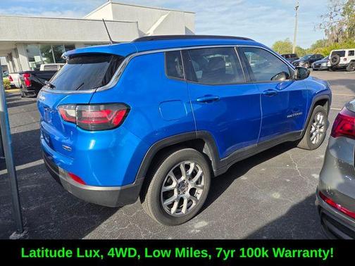 Laser Blue 2022 Jeep Compass Latitude Lux