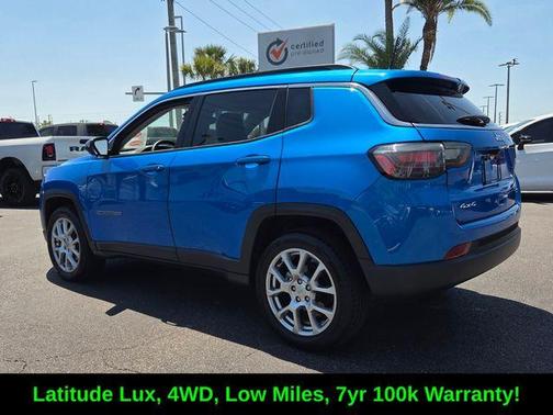 Laser Blue 2022 Jeep Compass Latitude Lux