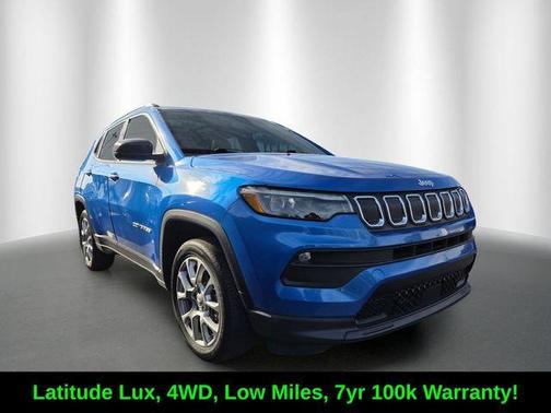 Laser Blue 2022 Jeep Compass Latitude Lux