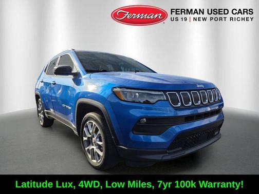 Laser Blue 2022 Jeep Compass Latitude Lux