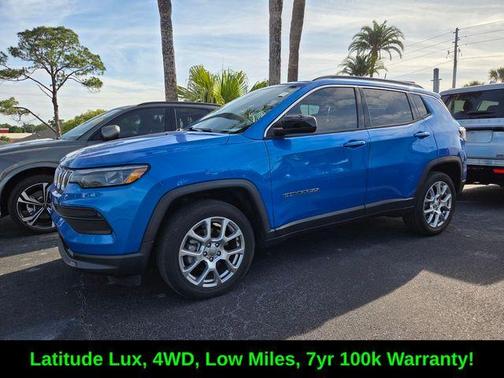Laser Blue 2022 Jeep Compass Latitude Lux