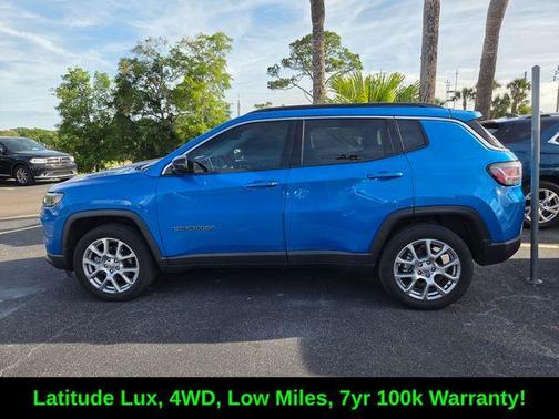 Laser Blue 2022 Jeep Compass Latitude Lux