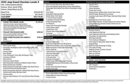 2025 Jeep Grand Cherokee Laredo