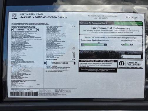 Ceramic Gray Clearcoat 2027 RAM 2500 Laramie