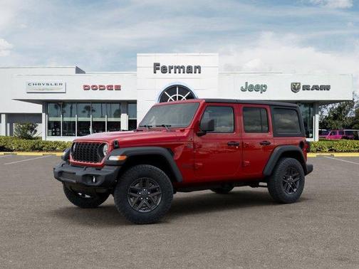 Firecracker Red Clearcoat 2026 Jeep Wrangler Sport
