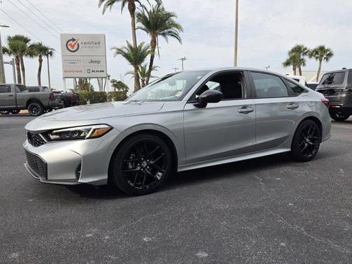 Silver 2025 Honda Civic Sport