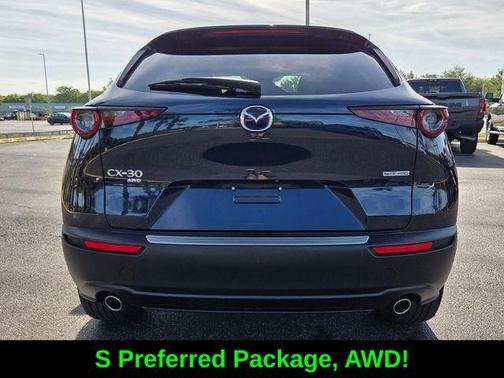 Deep Crystal Blue Mica 2023 Mazda CX-30 2.5 S Preferred Package