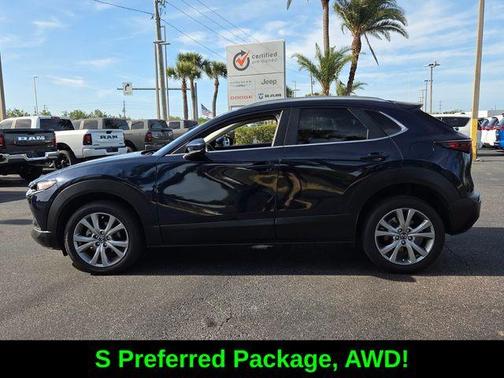 Deep Crystal Blue Mica 2023 Mazda CX-30 2.5 S Preferred Package