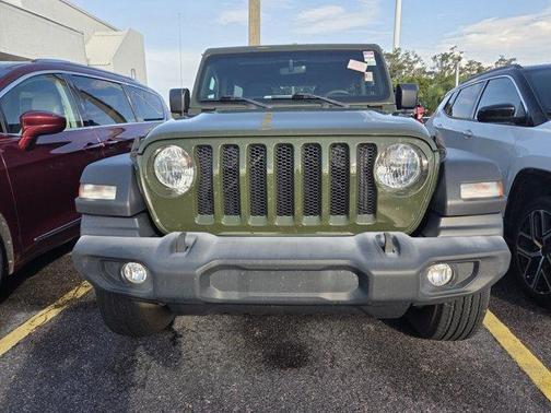 Sarge Green Clearcoat 2023 Jeep Wrangler Sport
