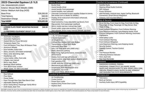 2023 Chevrolet Equinox LS