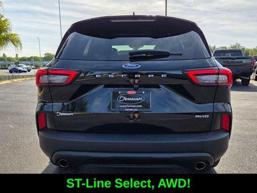 Black Metallic 2025 Ford Escape ST-Line Select