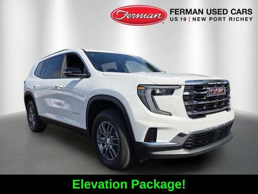 Summit White 2025 GMC Acadia Elevation