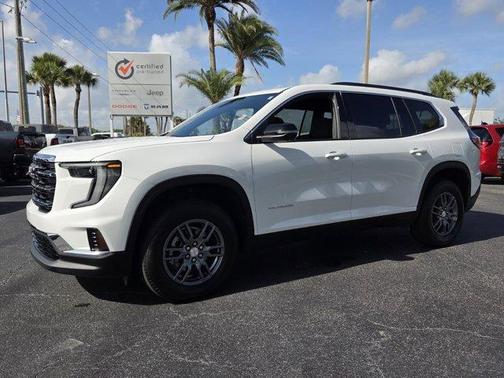 Summit White 2025 GMC Acadia Elevation