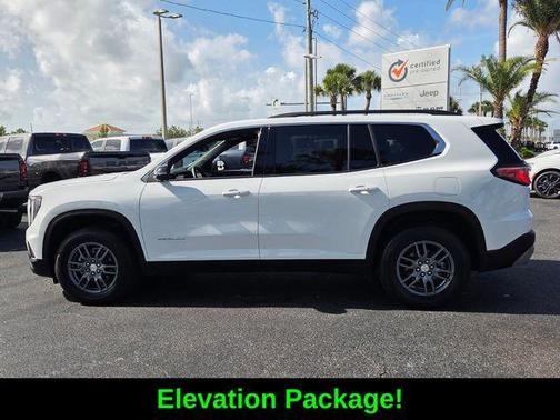 Summit White 2025 GMC Acadia Elevation