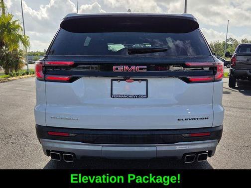 Summit White 2025 GMC Acadia Elevation