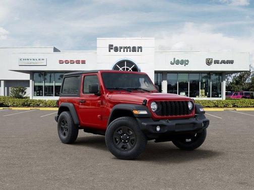 Firecracker Red Clearcoat 2026 Jeep Wrangler Sport