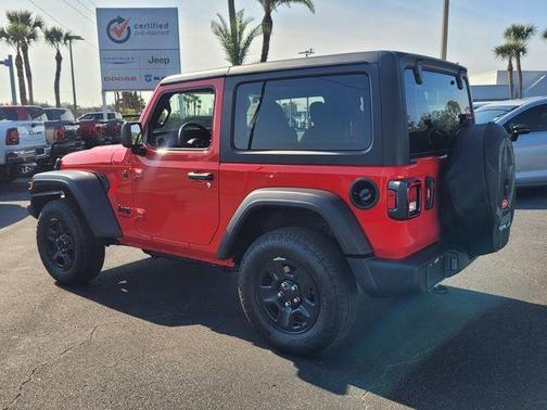Firecracker Red Clearcoat 2026 Jeep Wrangler Sport