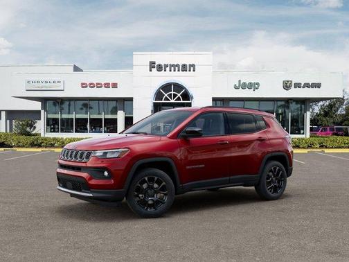Red 2026 Jeep Compass Latitude