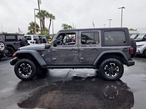 Granite Crystal Clearcoat Metallic 2024 Jeep Wrangler 4xe Rubicon