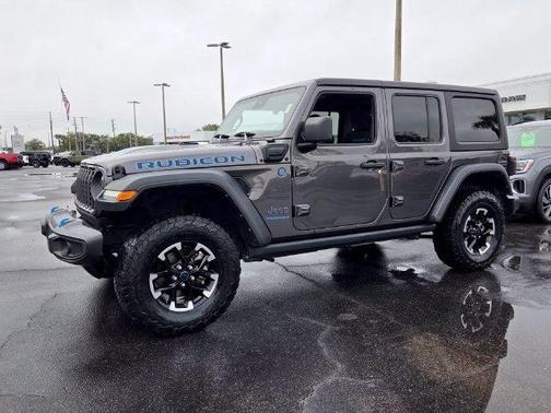 Granite Crystal Clearcoat Metallic 2024 Jeep Wrangler 4xe Rubicon