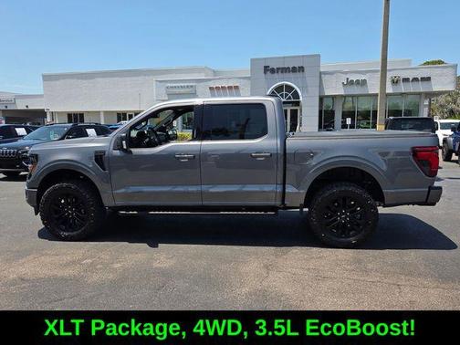Gray Metallic 2024 Ford F-150 XLT