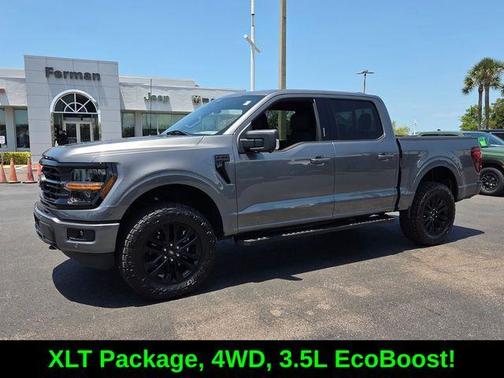 Gray Metallic 2024 Ford F-150 XLT