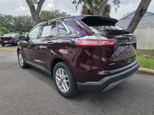 Burgundy 2024 Ford Edge SEL