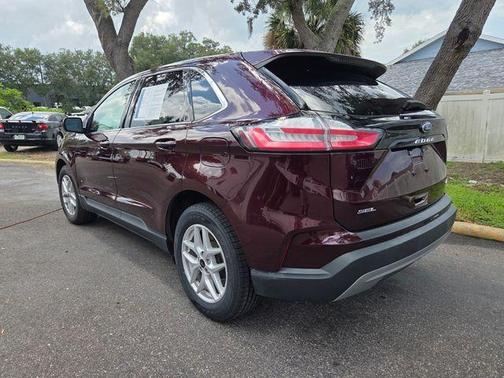 Burgundy 2024 Ford Edge SEL
