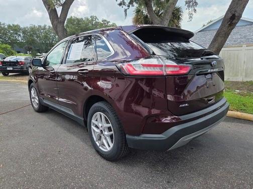 Burgundy 2024 Ford Edge SEL