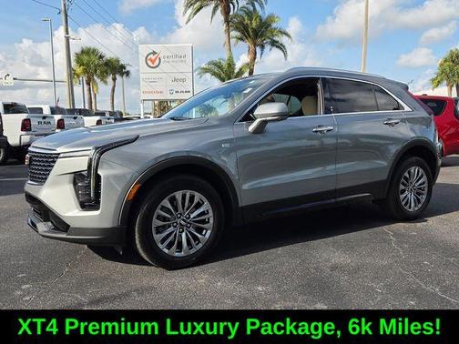 Silver Metallic 2025 Cadillac XT4 Premium Luxury