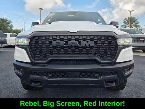 Bright White Clearcoat 2025 RAM 1500 Rebel