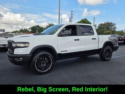Bright White Clearcoat 2025 RAM 1500 Rebel