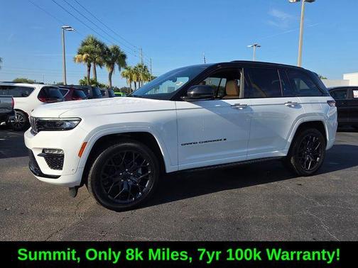 Bright White Clearcoat 2025 Jeep Grand Cherokee Summit