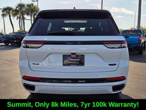 Bright White Clearcoat 2025 Jeep Grand Cherokee Summit