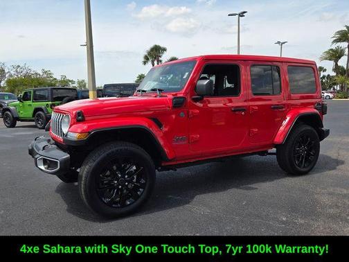 Firecracker Red Clearcoat 2025 Jeep Wrangler 4xe Sahara