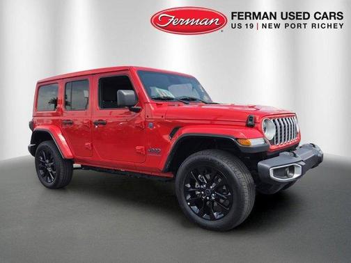Firecracker Red Clearcoat 2025 Jeep Wrangler 4xe Sahara