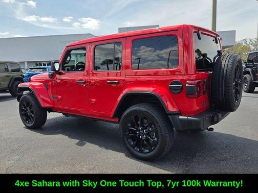 Firecracker Red Clearcoat 2025 Jeep Wrangler 4xe Sahara