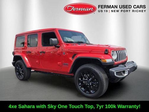 Firecracker Red Clearcoat 2025 Jeep Wrangler 4xe Sahara